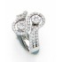 Designer Ring with Certified Diamonds In 14k Gold - LR2251P